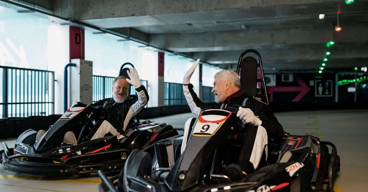 découvrez l'excitation du karting ! que vous soyez débutant ou pilote expérimenté, vivez des sensations fortes sur des circuits adaptés à tous. rejoignez-nous pour des courses palpitantes et un moment inoubliable entre amis ou en famille.